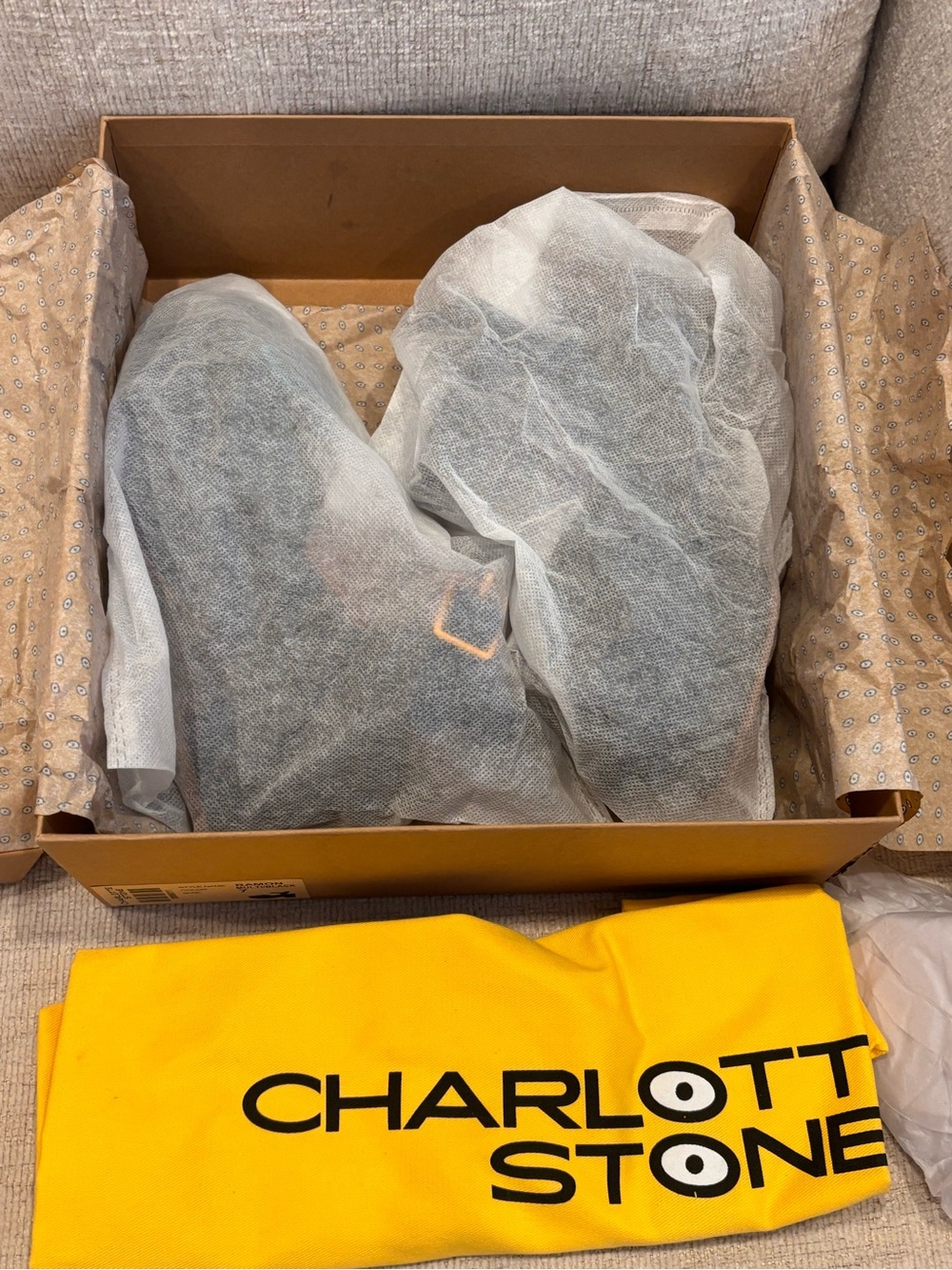 NIB Charlotte Stone Ramon ankle-strap platforms - Size 7 - Picture 6 of 7